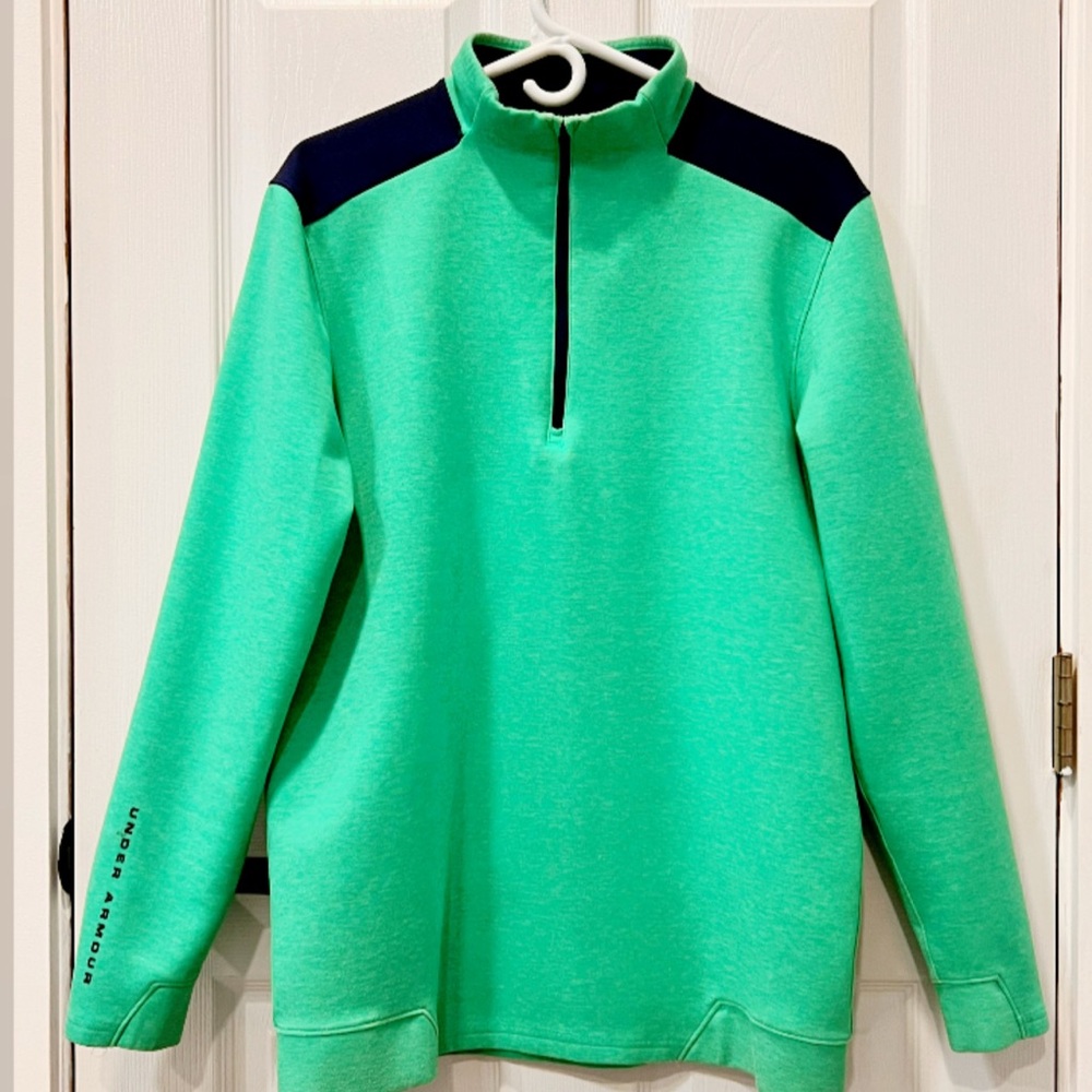 Under Armour ColdGear Golf 1/4 Zip Pullover MD Loose Fit – Excellent Condition